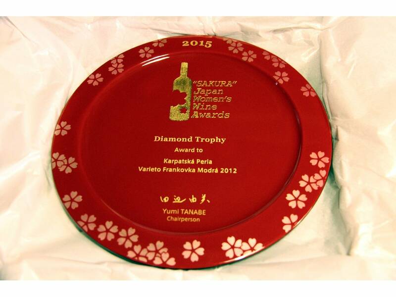 Diamantová trofej za Frankovku modrú 2012 Diamantová trofej za Frankovku modrú 2012
